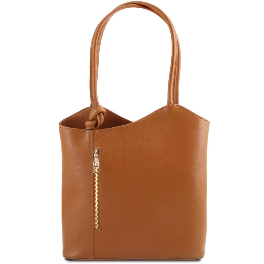 Tuscany Leather Borsa Donna Convertibile a Zaino in Pelle Saffiano Saldi