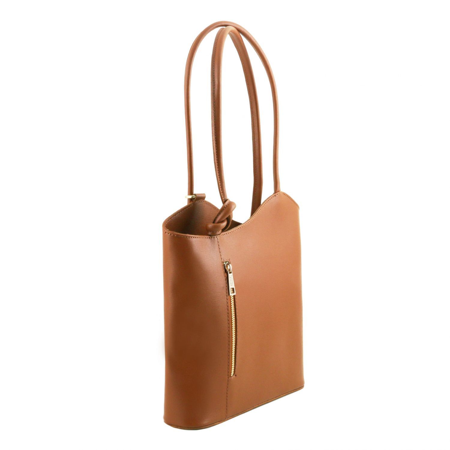 Tuscany Leather Borsa Donna Convertibile a Zaino in Pelle Saffiano Saldi