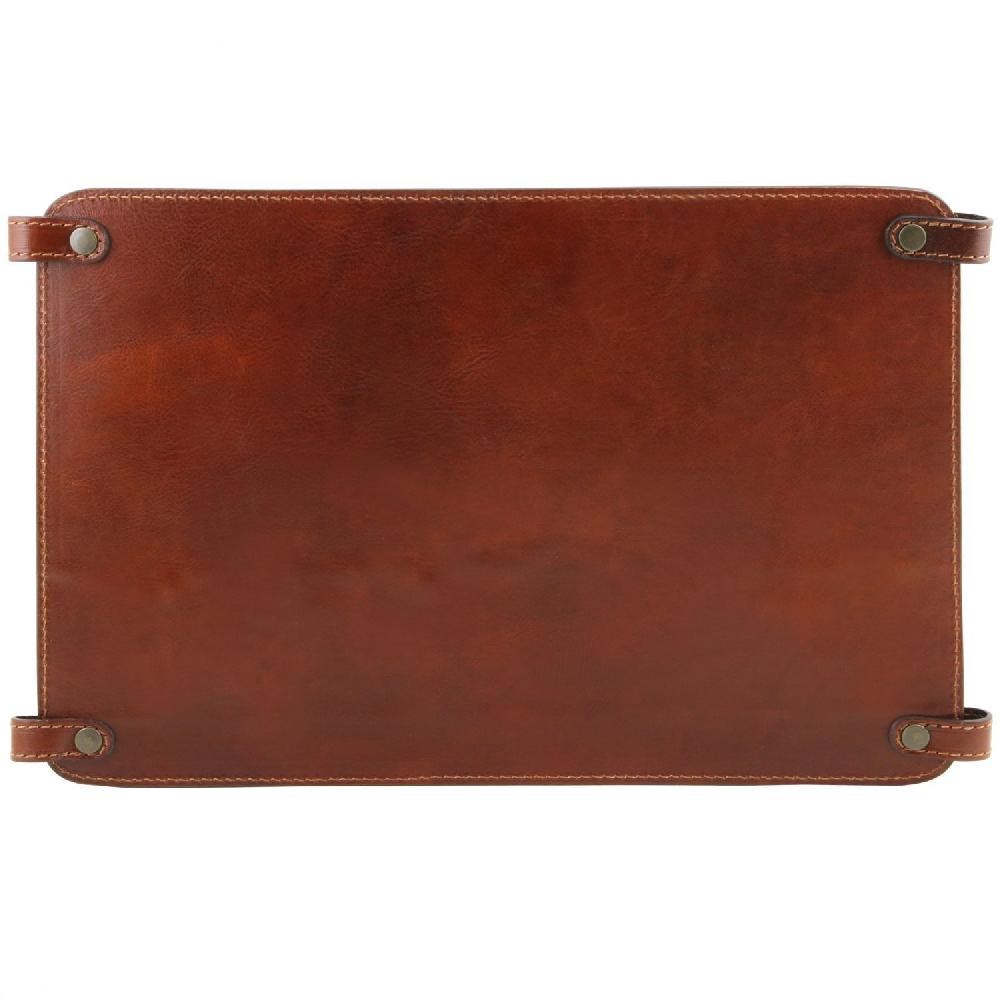 Tuscany Leather Modulo Multifunzione in Pelle con Tasche Vendita Economica