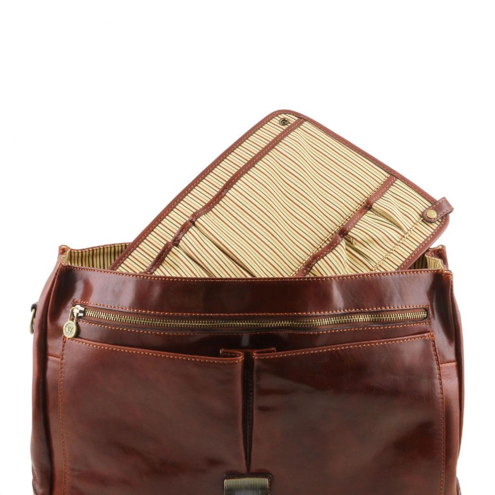 Tuscany Leather Modulo Multifunzione con Tasche Vendite Flash
