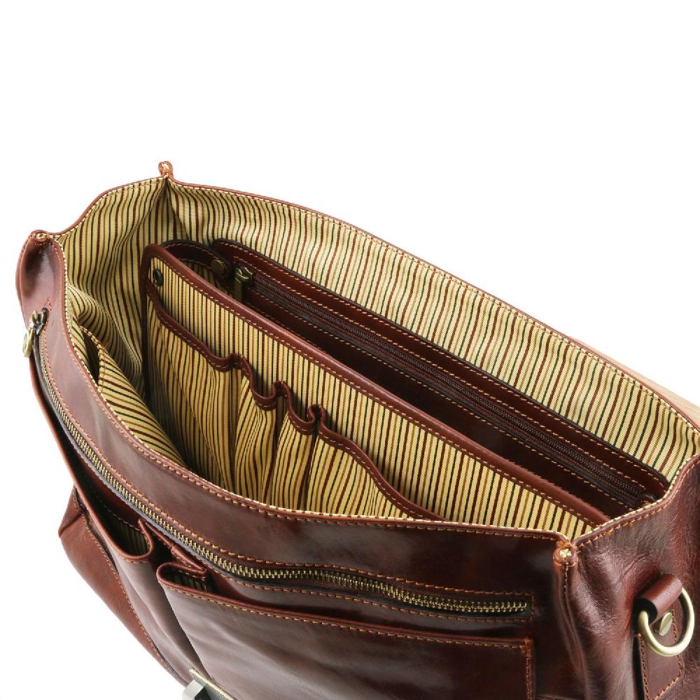 Tuscany Leather Modulo Multifunzione con Tasche Negozio