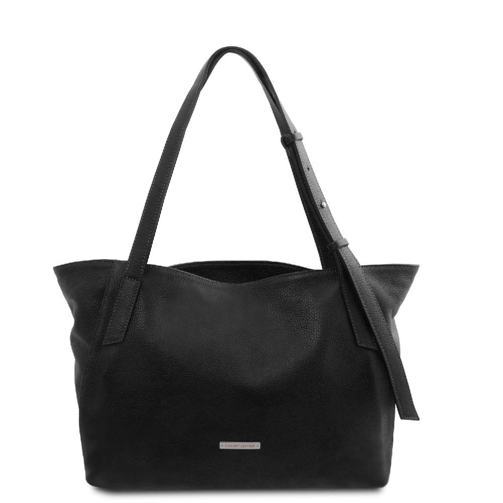 Tuscany Leather Borsa Shopping in Pelle Morbida Spedizione gratuita