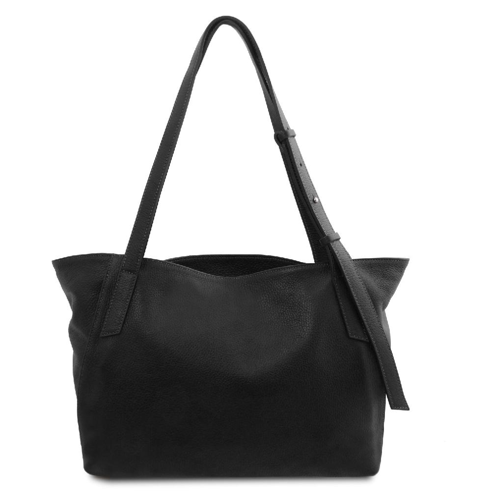 Tuscany Leather Borsa Shopping in Pelle Morbida Spedizione gratuita
