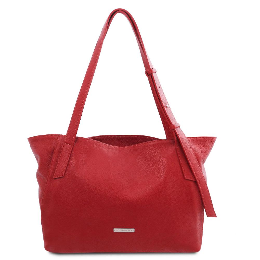 Tuscany Leather Borsa Shopping in Pelle Morbida Offerta speciale