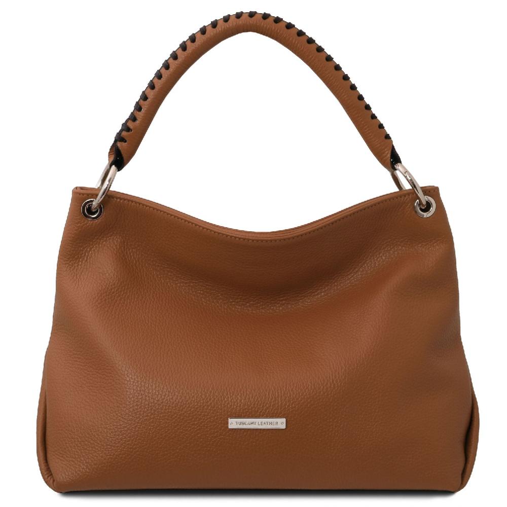 Tuscany Leather Borsa a Spalla in Pelle Morbida Cyber Monday