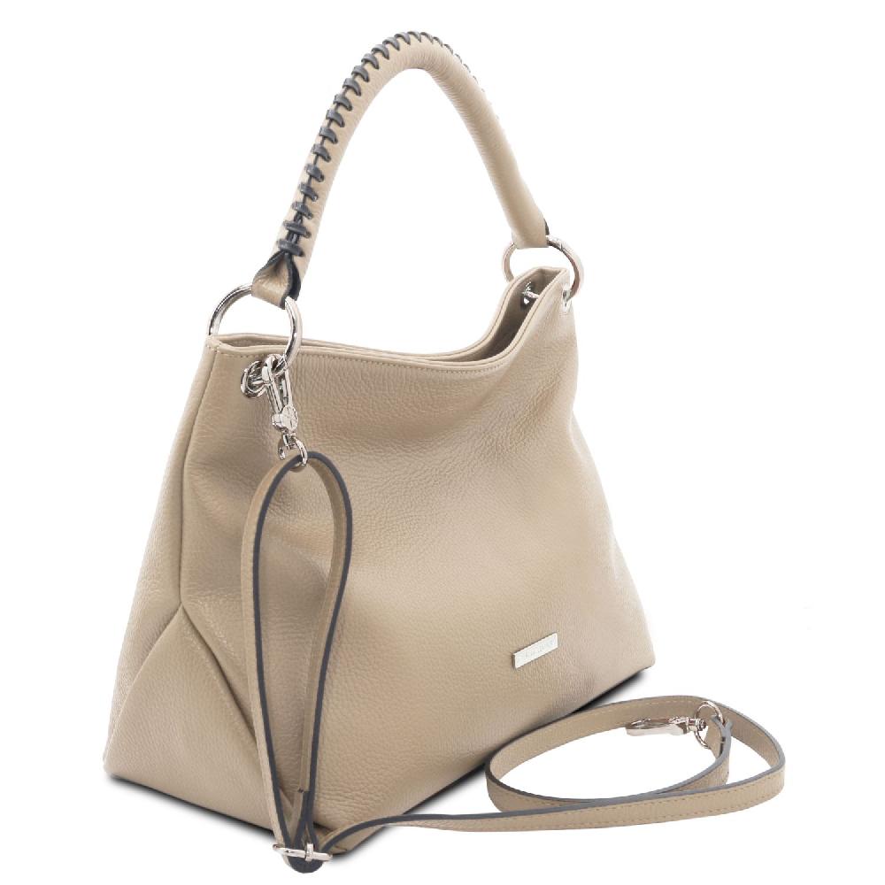 Tuscany Leather Borsa a Spalla in Pelle Morbida Offerta natalizia