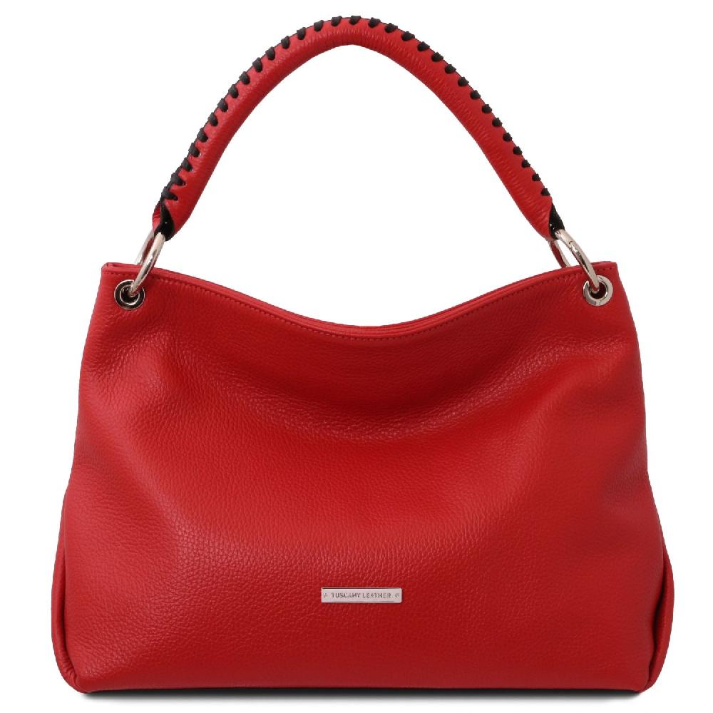 Tuscany Leather Borsa a Spalla in Pelle Morbida Offerta Pasqua