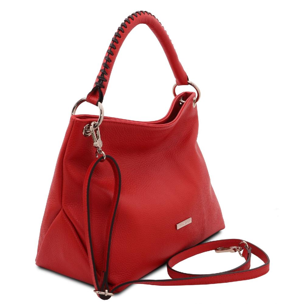Tuscany Leather Borsa a Spalla in Pelle Morbida Offerta Pasqua