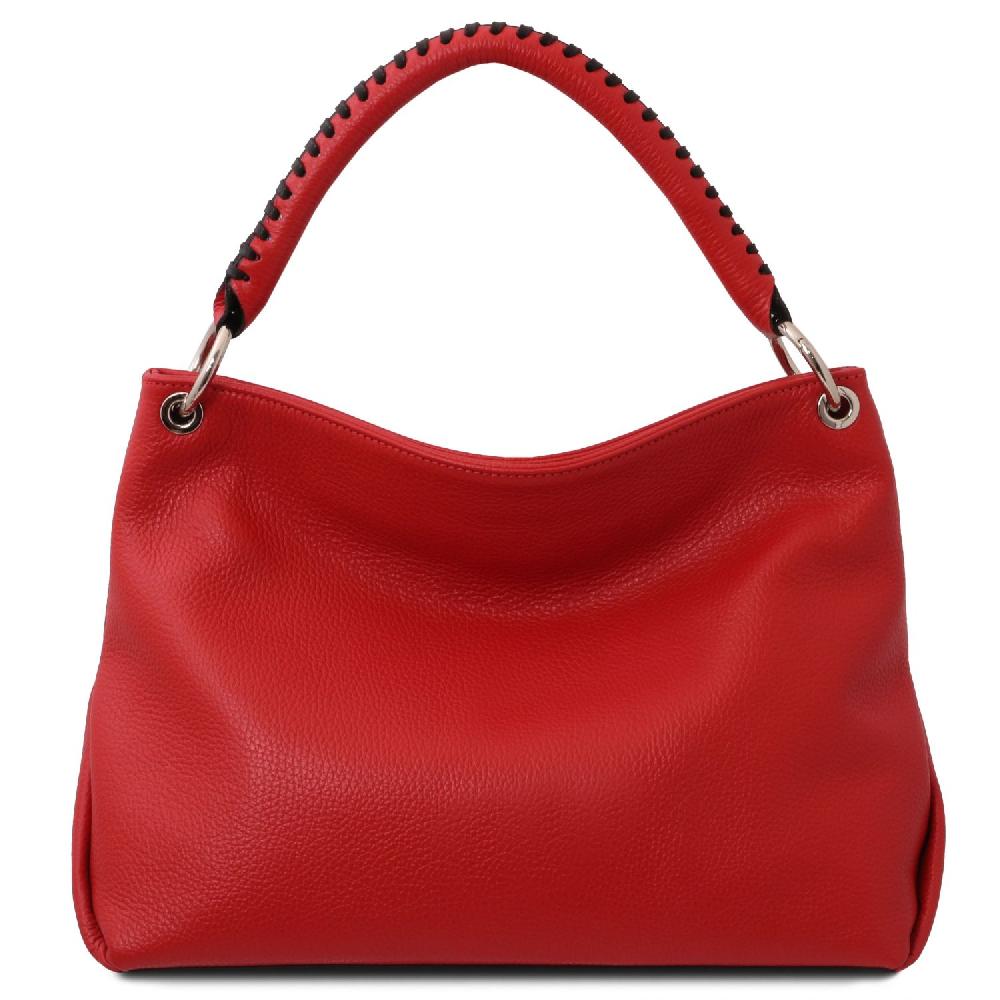Tuscany Leather Borsa a Spalla in Pelle Morbida Offerta Pasqua