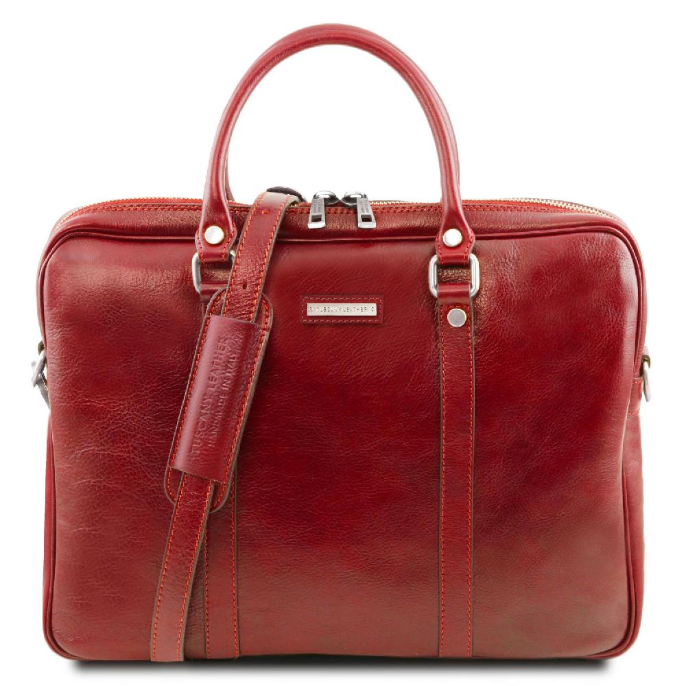 Tuscany Leather Borsa Porta Computer in Pelle Offerta Anniversario
