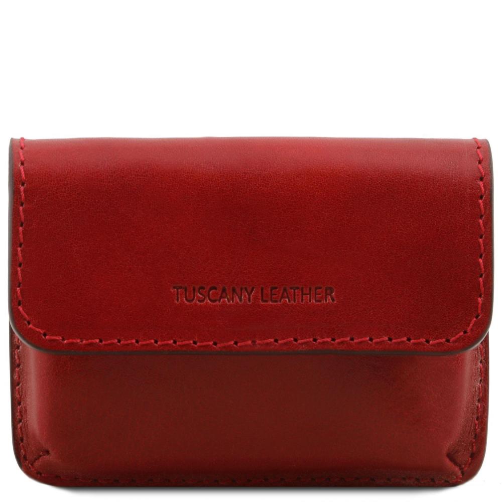 Tuscany Leather Esclusivo Porta Biglietti da Visita in Pelle Latest fashion