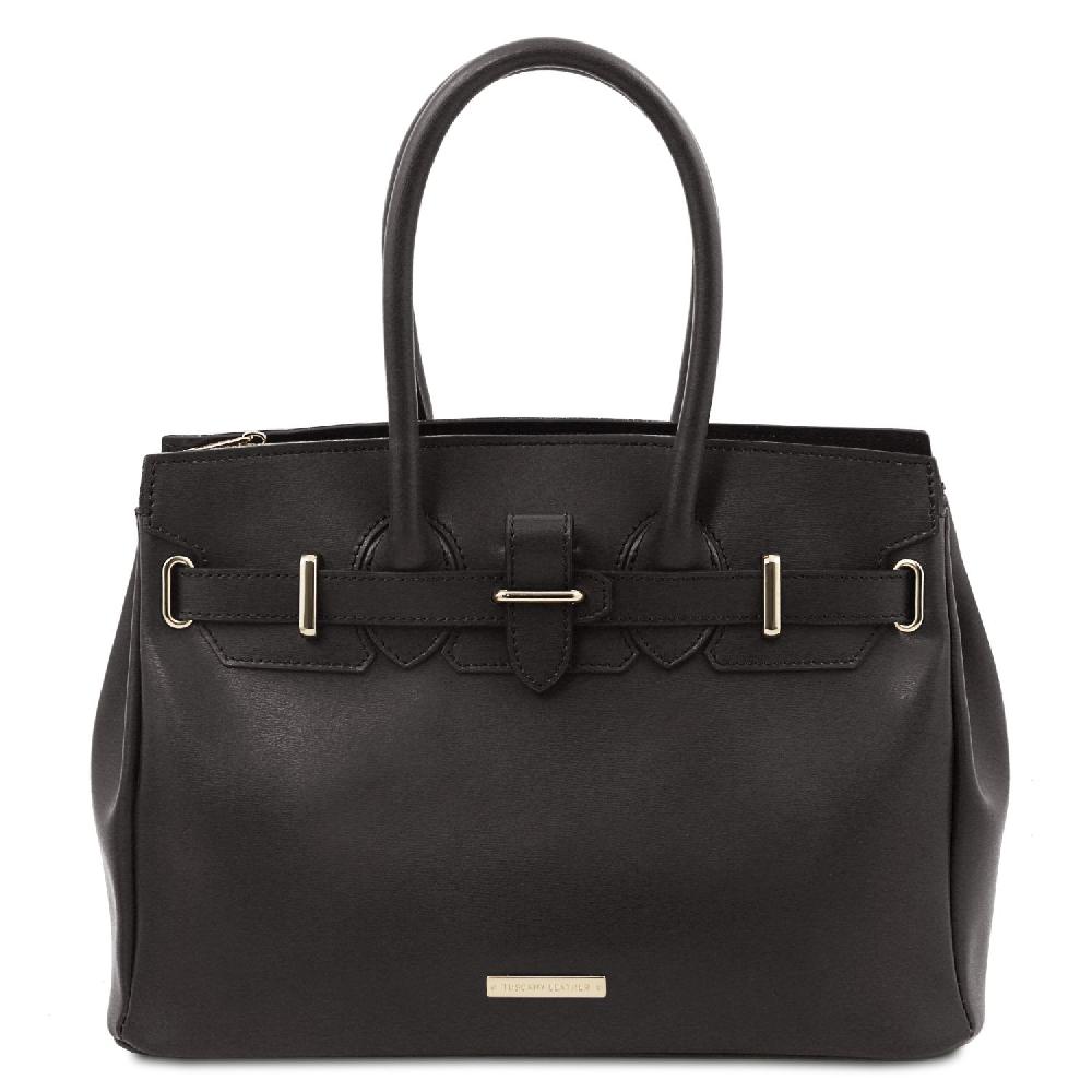 Tuscany Leather Borsa a Mano in Pelle Grandi sconti