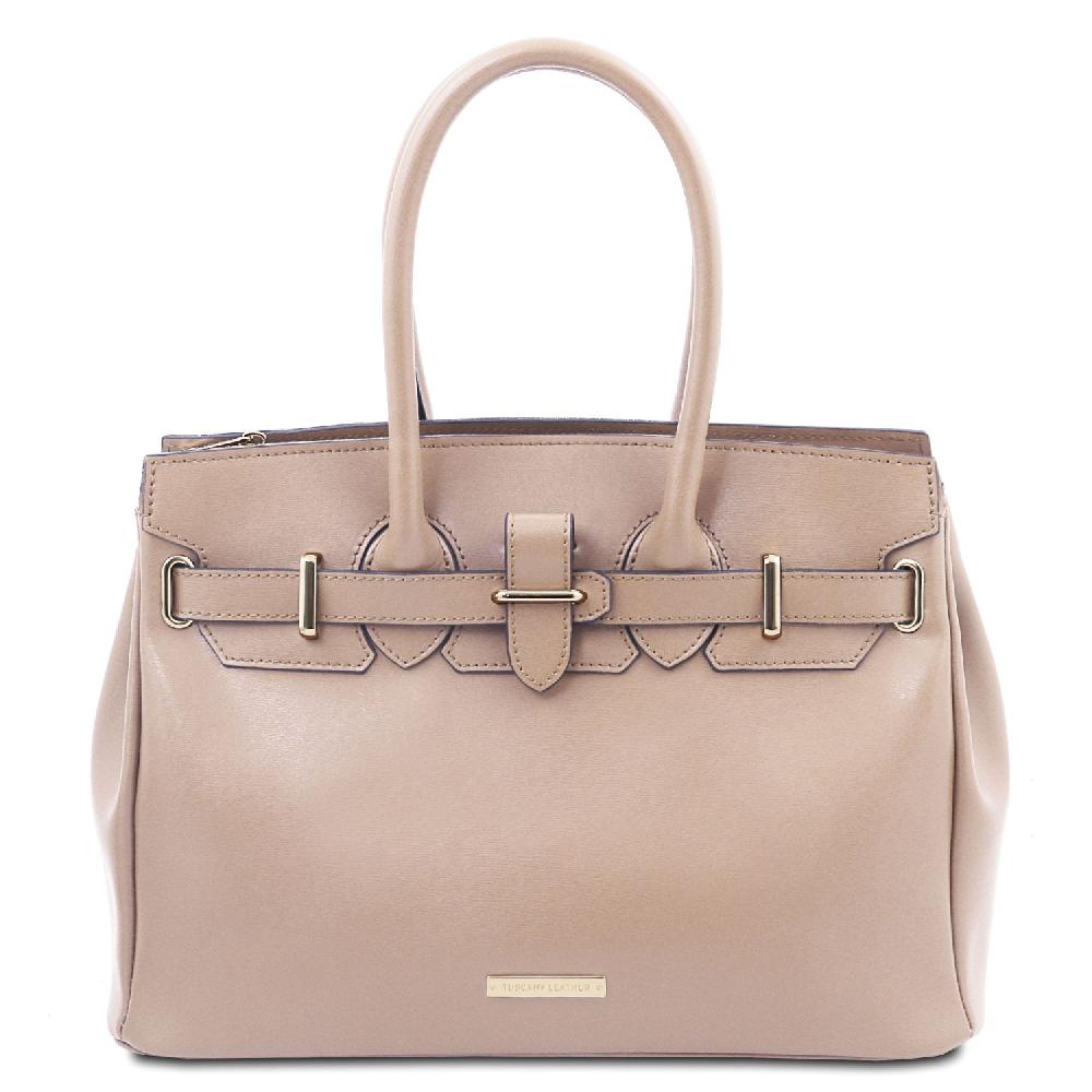 Tuscany Leather Borsa a Mano in Pelle Liquidazione