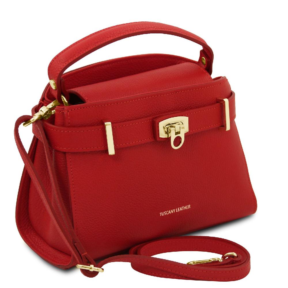 Tuscany Leather Borsa a Mano in Pelle Enormi risparmi
