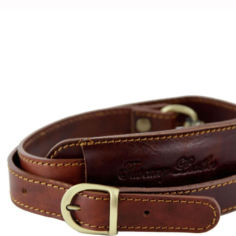Tuscany Leather Tracolla in Pelle Regolabile per Cartelle Super Saving Price