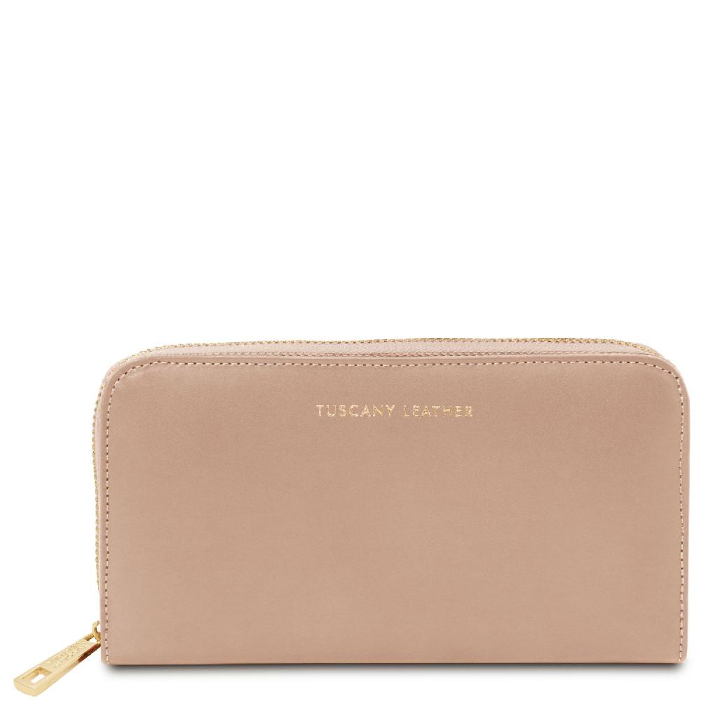 Tuscany Leather Esclusivo Portafogli in Pelle zip Around