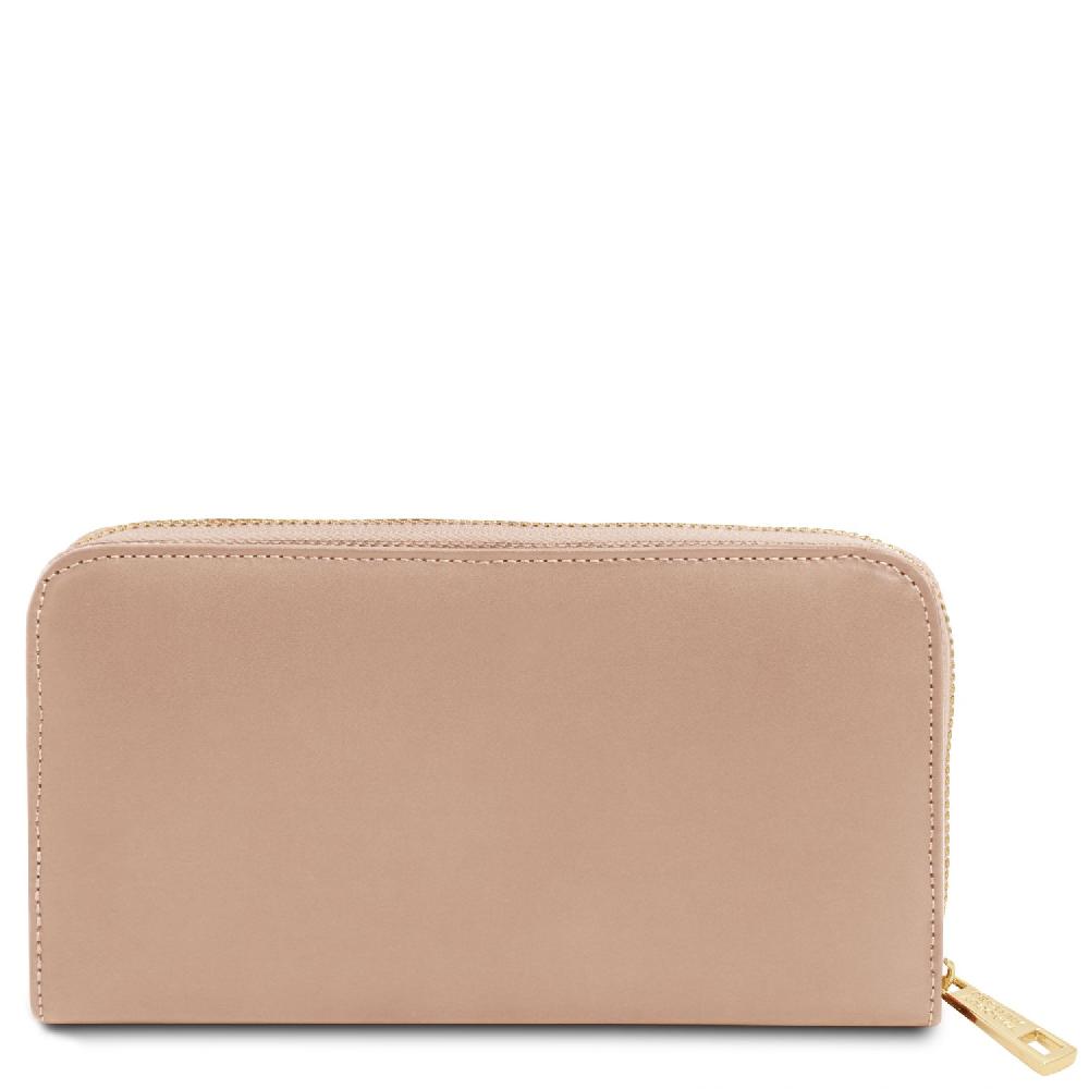 Tuscany Leather Esclusivo Portafogli in Pelle zip Around Offerta settimanale