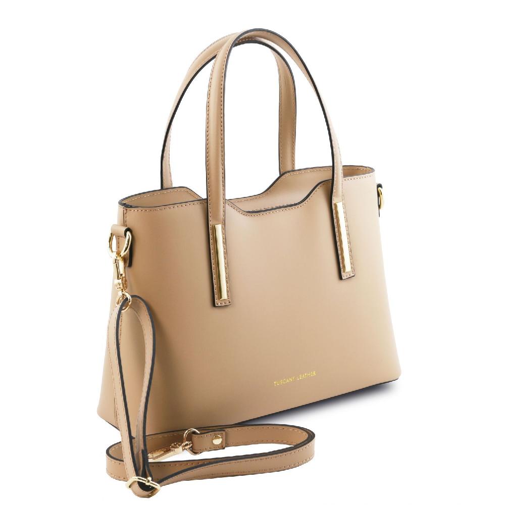 Tuscany Leather Leather Tote - Small Size ACQUISTA ORA