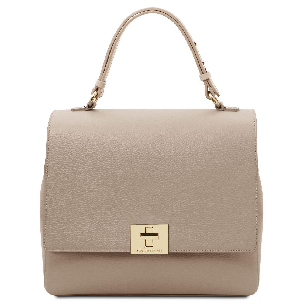 Tuscany Leather Leather Convertible Backpack Handbag Offerta speciale della fabbrica