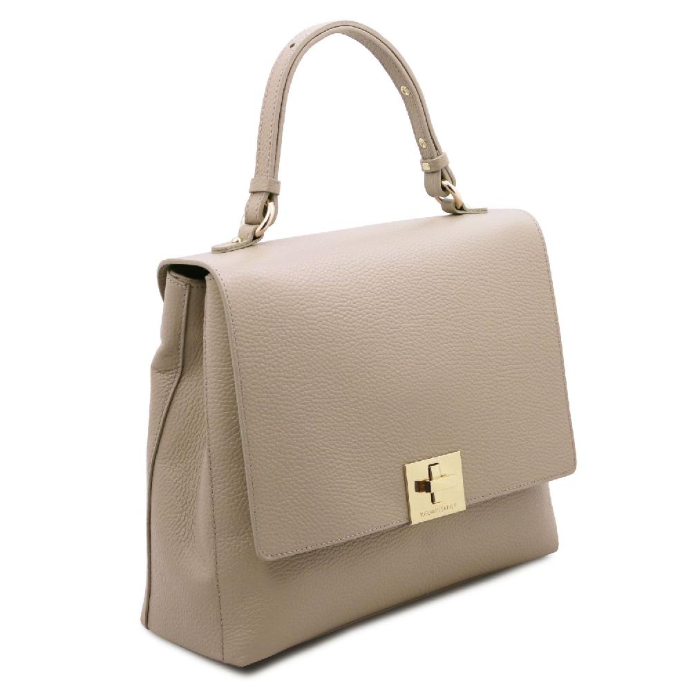 Tuscany Leather Leather Convertible Backpack Handbag Offerta speciale della fabbrica