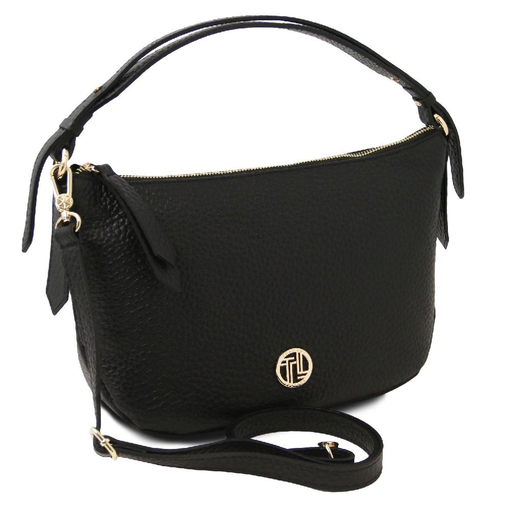 Tuscany Leather Soft Leather Handbag Sostegno trimestrale