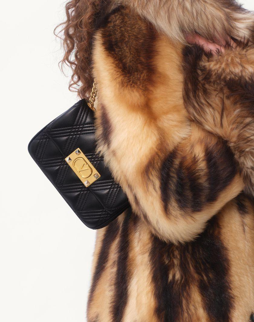 Valentino Handbags Borsa A Spalla Piccola Valentino Garavani Quiltie 67 In Nappa Trapuntata per Donna in Nero | Valentino IT Pezzi Unici
