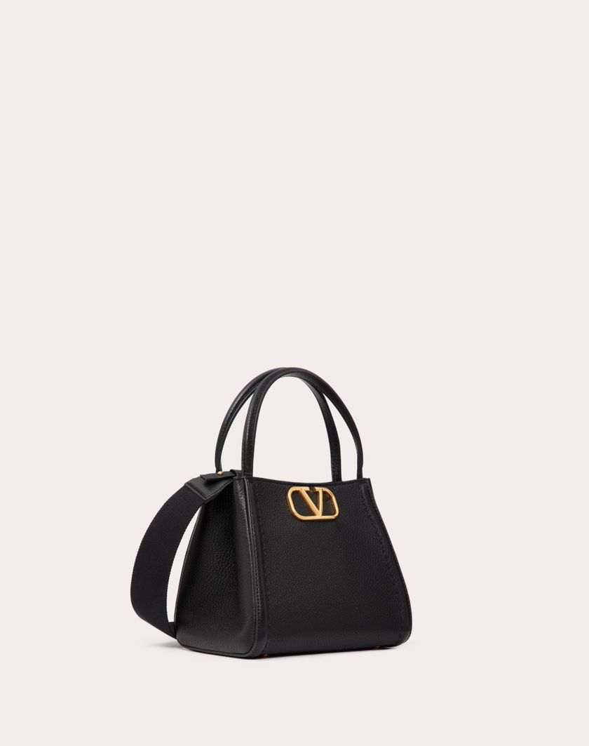 Valentino Handbags Borsa A Mano Piccola Valentino Garavani Alltime In Vitello Granato per Donna in Rose Cannelle | Valentino IT Presa