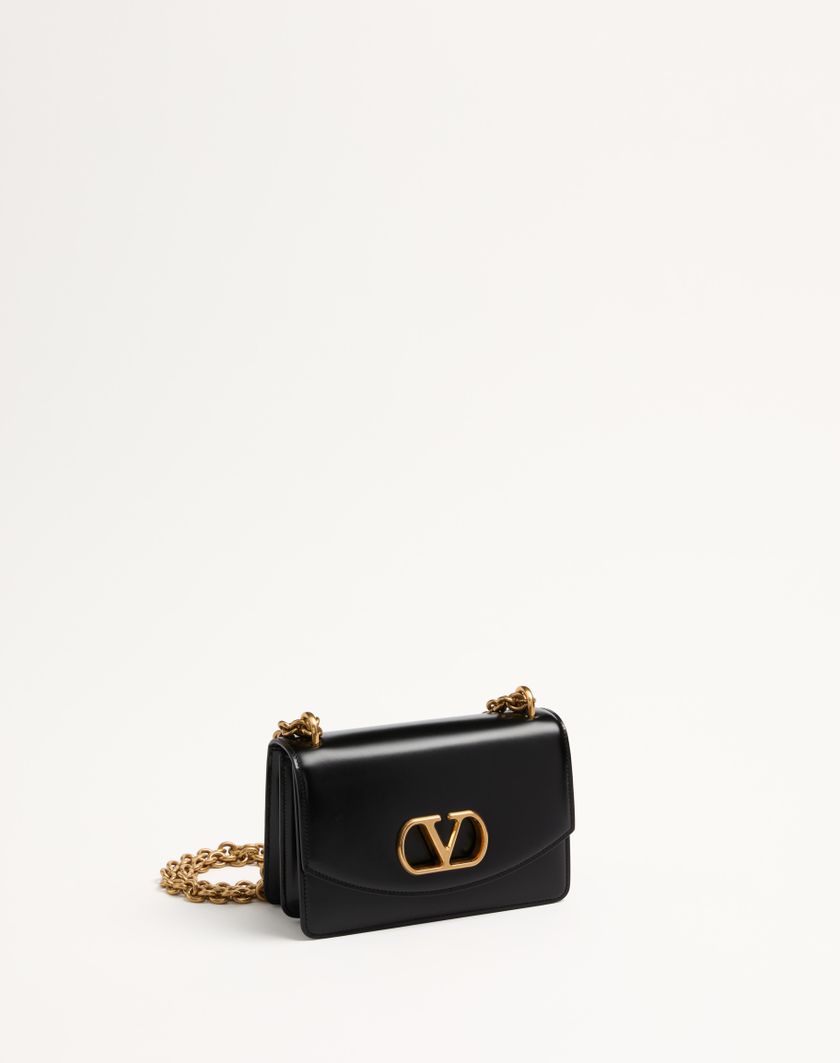Valentino Handbags Borsa Piccola A Spalla Valentino Garavani Vain In Vitello Lucido per Donna in Nero | Valentino IT Black Friday Prezzi