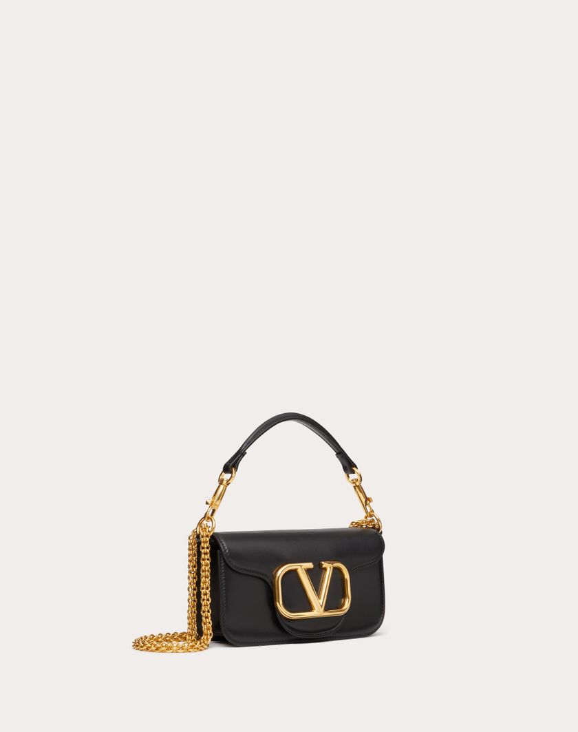 Valentino Handbags Borsa Piccola A Spalla Valentino Garavani Locò In Vitello per Donna in Light Ivory | Valentino IT Saldi Di Fabbrica