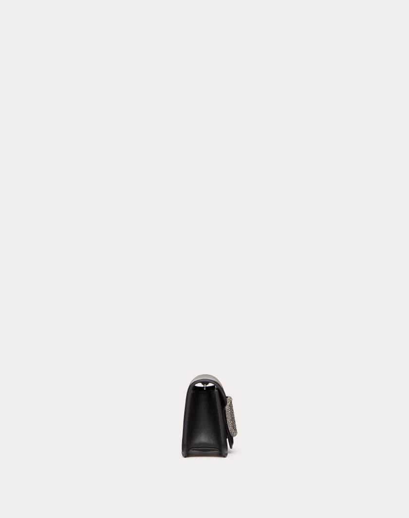 Valentino Handbags Borsa Piccola A Spalla Valentino Garavani Locò Con Logo Gioiello per Donna in Nero | Valentino IT Nuovo