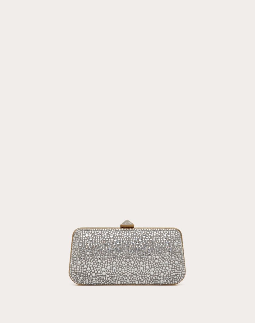 Valentino Handbags Minaudiere Carry Secrets Con Strass per Donna in Beige/crystal | Valentino IT Fino Al -60%