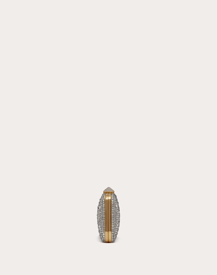 Valentino Handbags Minaudiere Carry Secrets Con Strass per Donna in Beige/crystal | Valentino IT Fino Al -60%