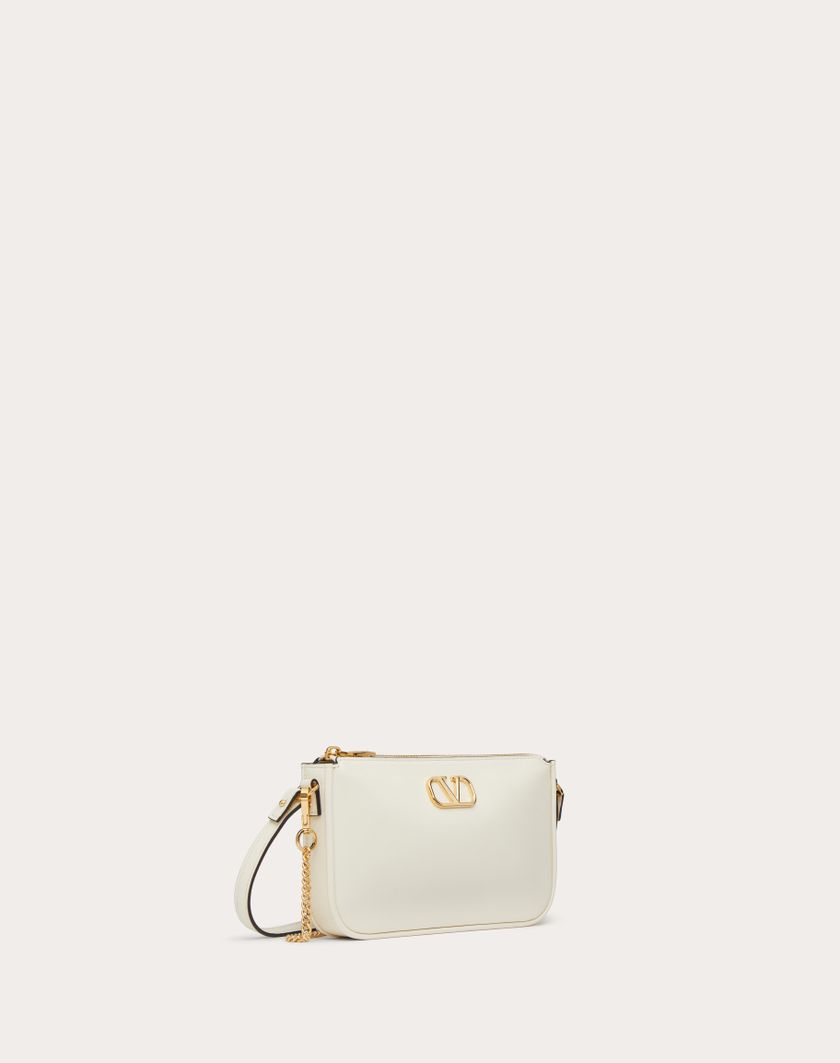 Valentino Handbags Mini Borsa Con Tracolla Vlogo Signature In Vitello per Donna in Nero | Valentino IT Acquista Ora