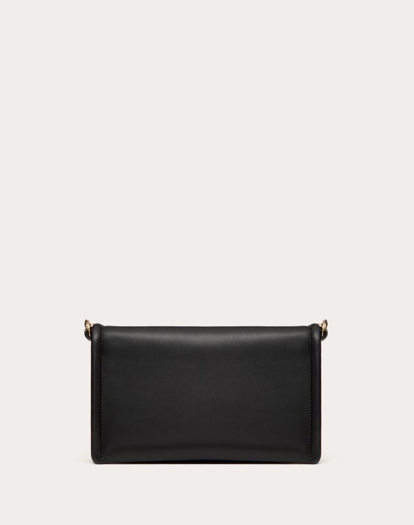 Valentino Handbags Clutch Vlogo Chain In Nappa Con Catena per Donna in Nero | Valentino IT Fino Al -60%