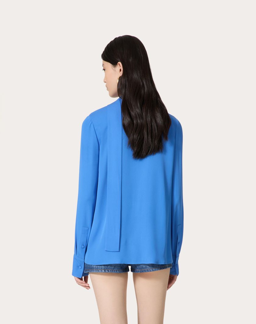 Valentino Handbags Camicia In Georgette per Donna in Serenity | Valentino IT Offerta San Valentino