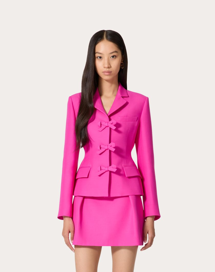 Valentino Handbags Giacca In Crepe Couture per Donna in Pink Pp | Valentino IT Fino al 60% di sconto