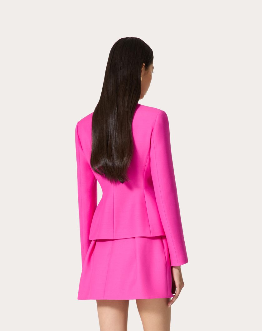 Valentino Handbags Giacca In Crepe Couture per Donna in Pink Pp | Valentino IT Fino al 60% di sconto