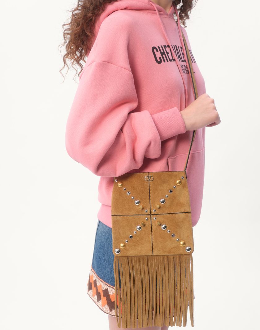 Valentino Handbags Felpa In Cotone Con Cappucco E Stampa Chez Valentino per Donna in Rosa | Valentino IT Solo un giorno rimasto