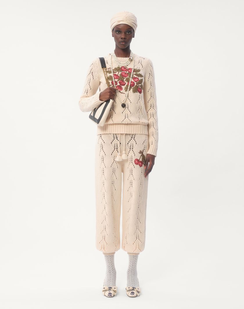 Valentino Handbags Maglia In Lana Ricamata per Donna in Multicolor | Valentino IT 50% di sconto con spedizione gratuita