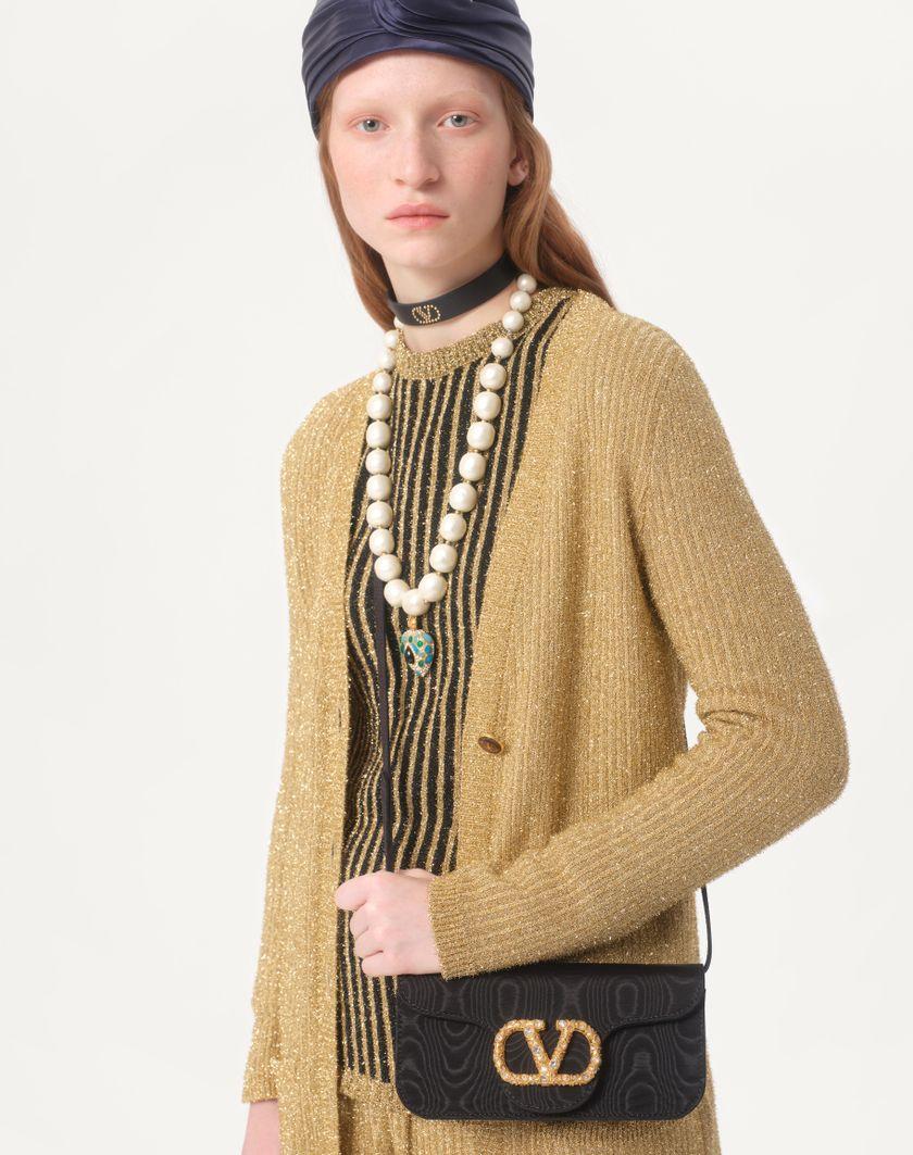 Valentino Handbags Cardigan In Lurex per Donna in Oro | Valentino IT Esporta salva