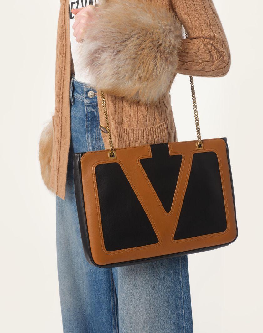 Valentino Handbags Cardigan In Cashmere per Donna in Cammello | Valentino IT Black Friday Prezzi
