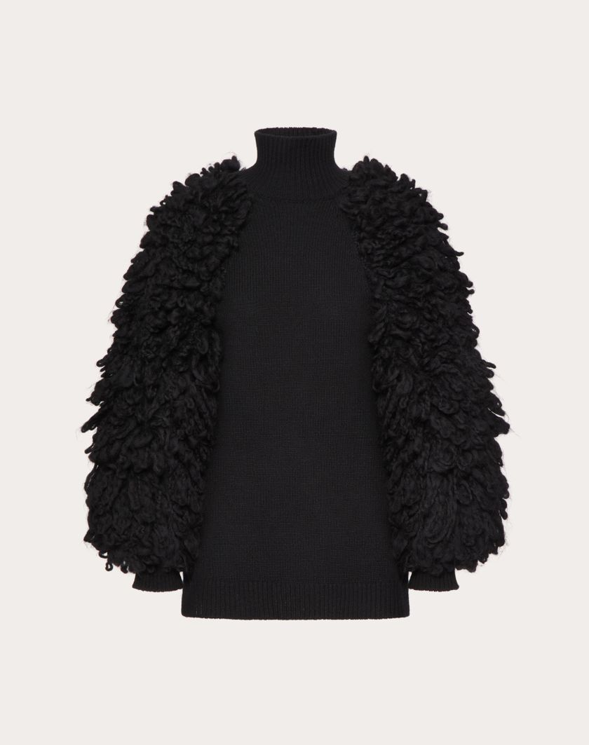 Valentino Handbags Maglia In Lana per Donna in Nero | Valentino IT In Linea