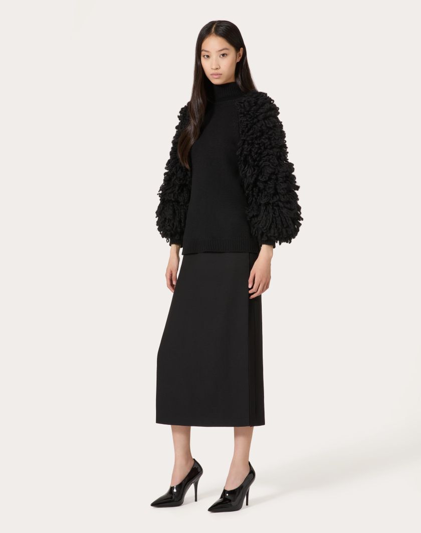 Valentino Handbags Maglia In Lana per Donna in Nero | Valentino IT In Linea