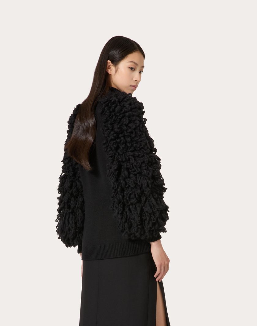 Valentino Handbags Maglia In Lana per Donna in Nero | Valentino IT In Linea