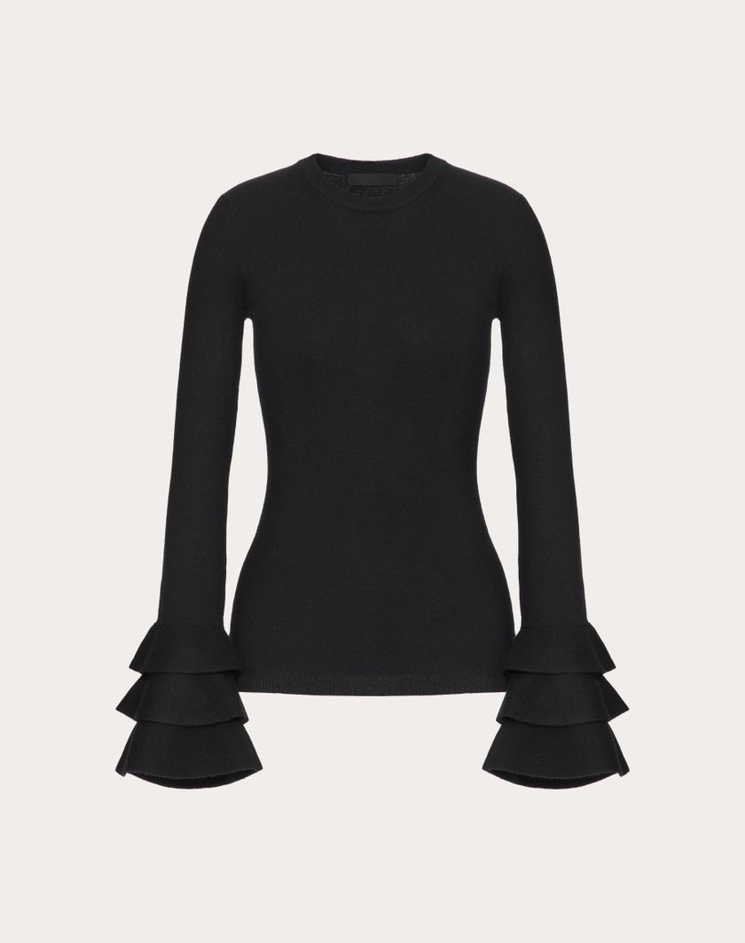 Valentino Handbags Maglia In Viscosa E Lana per Donna in Nero | Valentino IT Nuovo