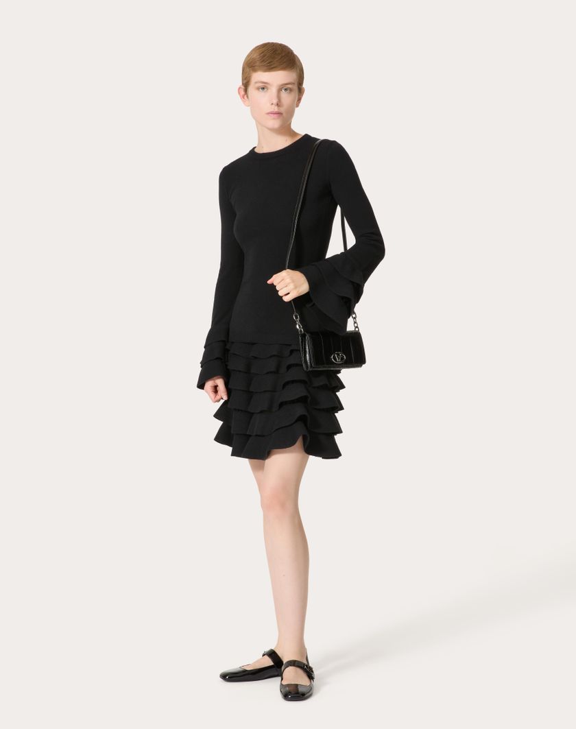 Valentino Handbags Maglia In Viscosa E Lana per Donna in Nero | Valentino IT Nuovo