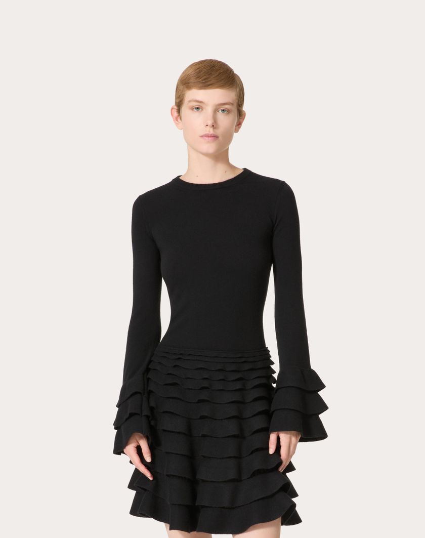 Valentino Handbags Maglia In Viscosa E Lana per Donna in Nero | Valentino IT Nuovo