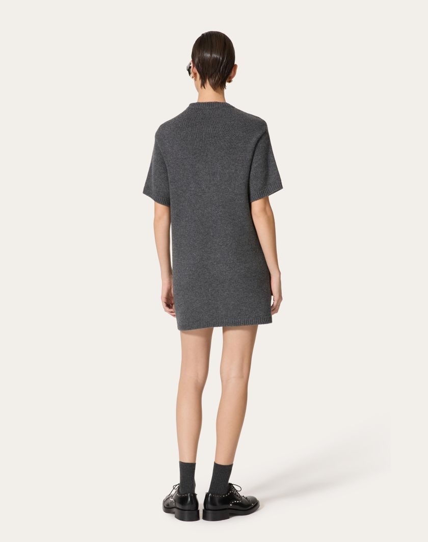 Valentino Handbags Maglia In Lana per Donna in Grigio Scuro | Valentino IT Spedizione Gratuita