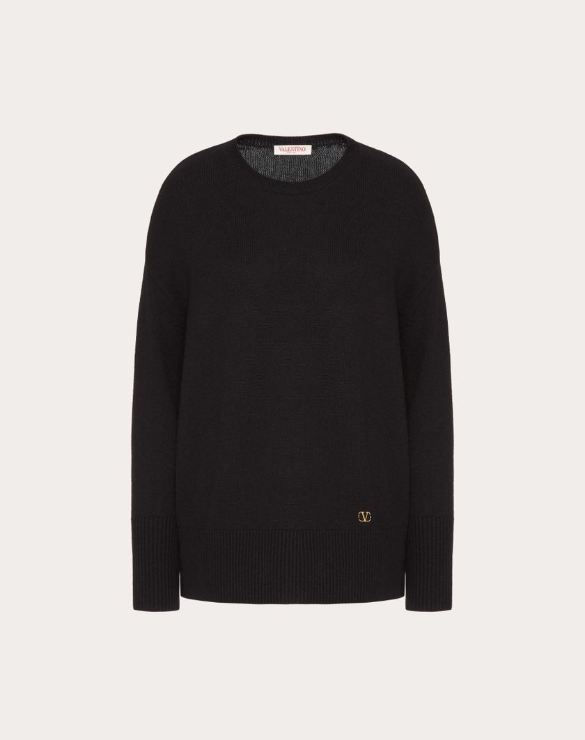 Valentino Handbags Maglione In Cashmere per Donna in Nero | Valentino IT Fino Al -60%