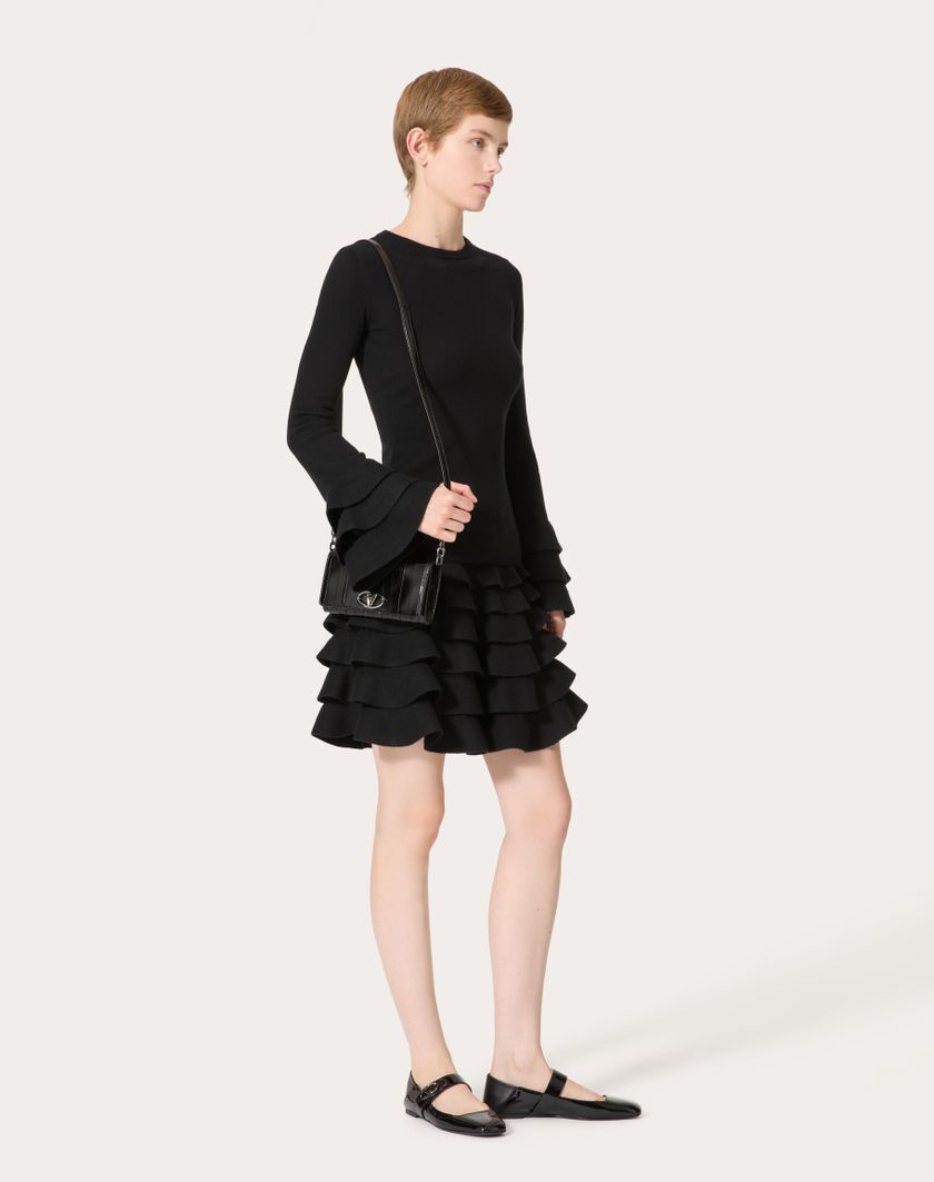 Valentino Handbags Gonna Corta In per Donna in Nero | Valentino IT Negozio
